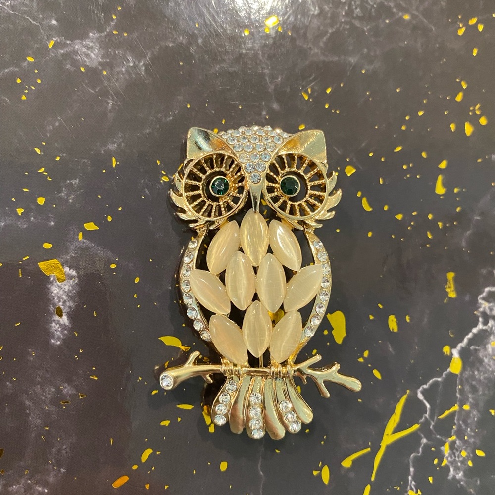 Owl Bling Pin
